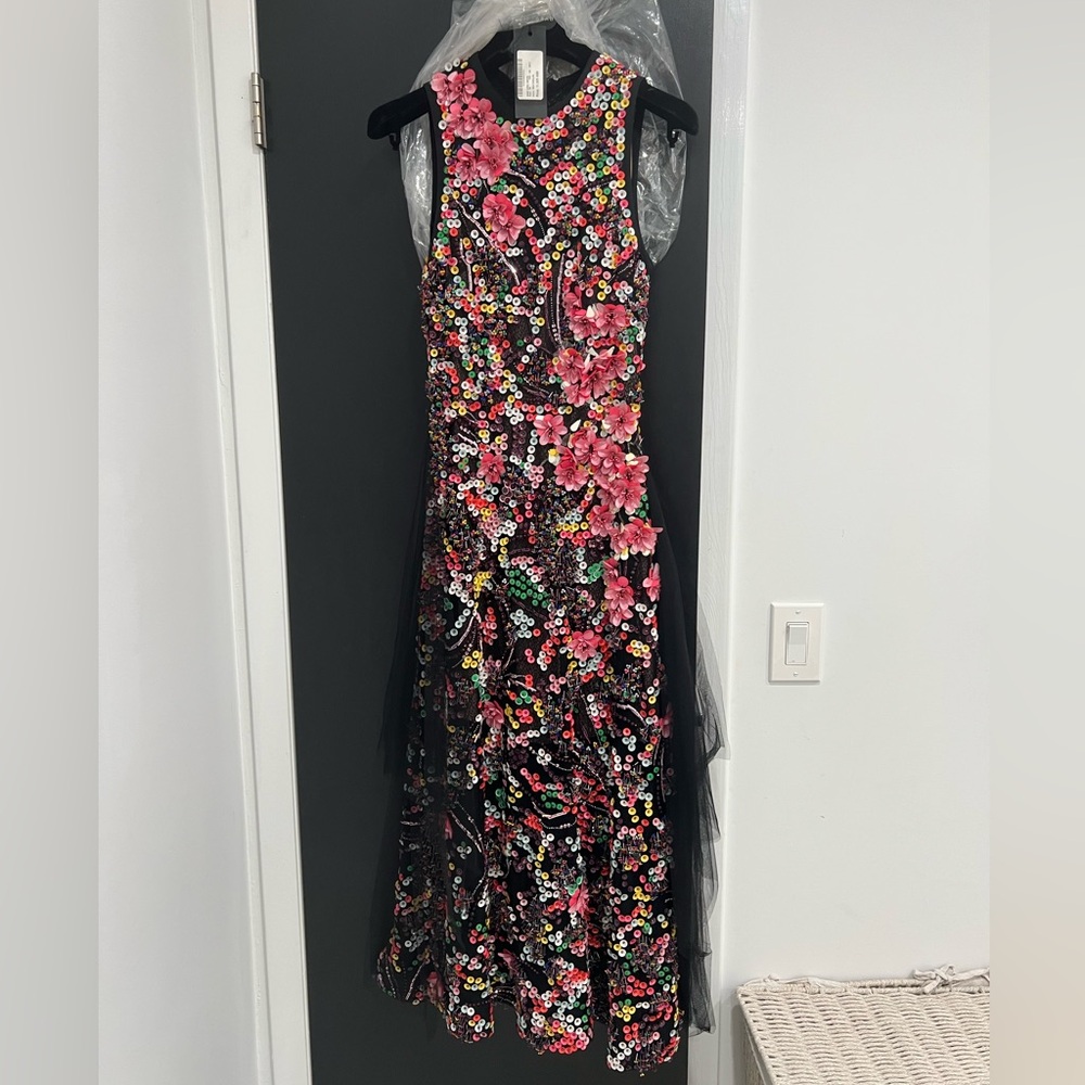 Elie Saab Pre-SS 2017 Runway Gown | Floral Sequin Embellished | NWT | Size 36